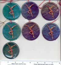 Irridescent Xmas Ornaments